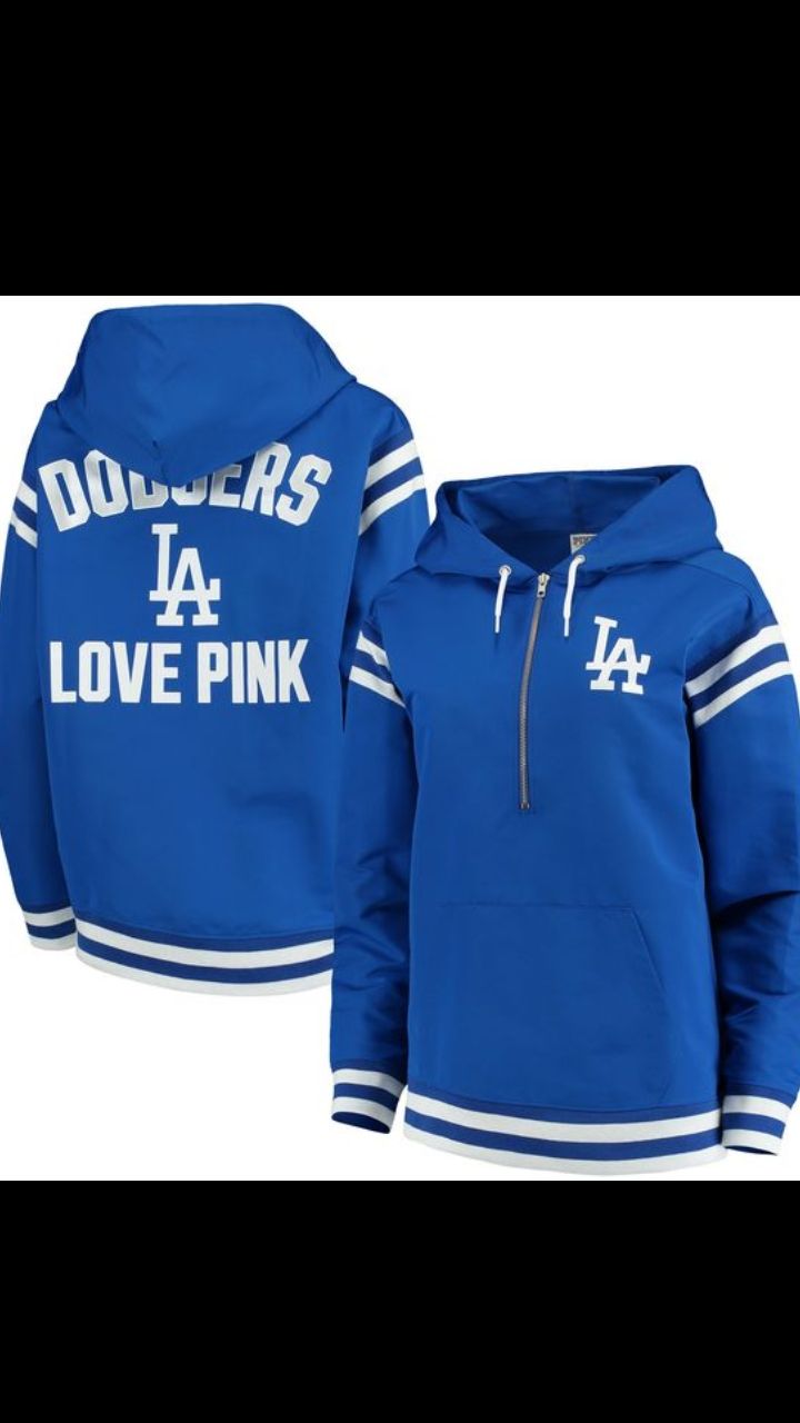Victoria secret pink Dodgers jacket size xsmall FITS SMALL runs