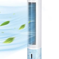 Evaporative Air Cooler - 40'' Portable Oscillating Fan Tower Fan with Evaporative Cooler & Humidifier