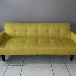 Yellow Futon Couch