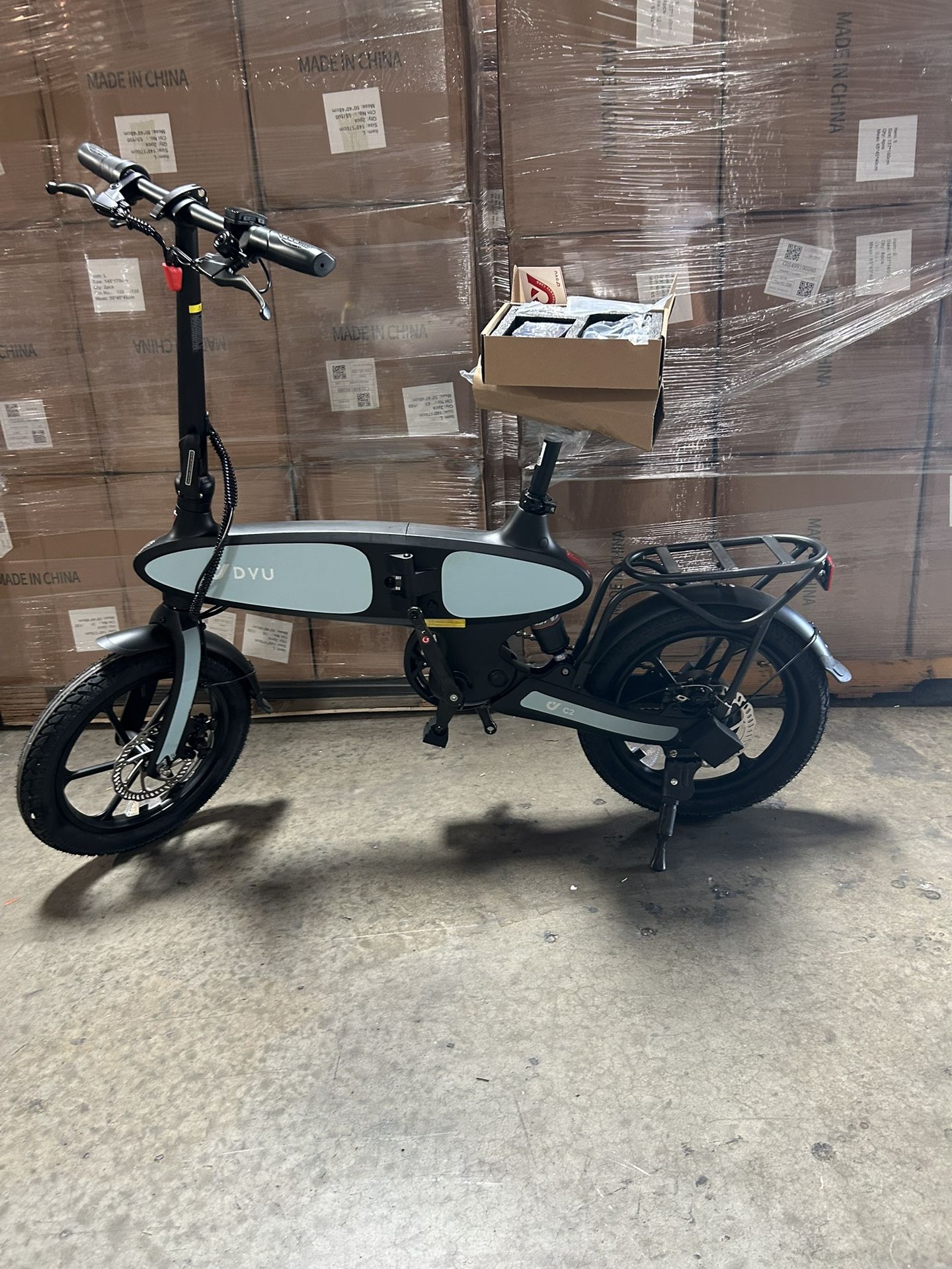DYU C2 16 Inch Full Folding Electric Bike 350w 48V 