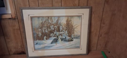 A.D. Fields Framed Art Work