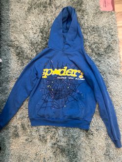 Blue spider hoodie