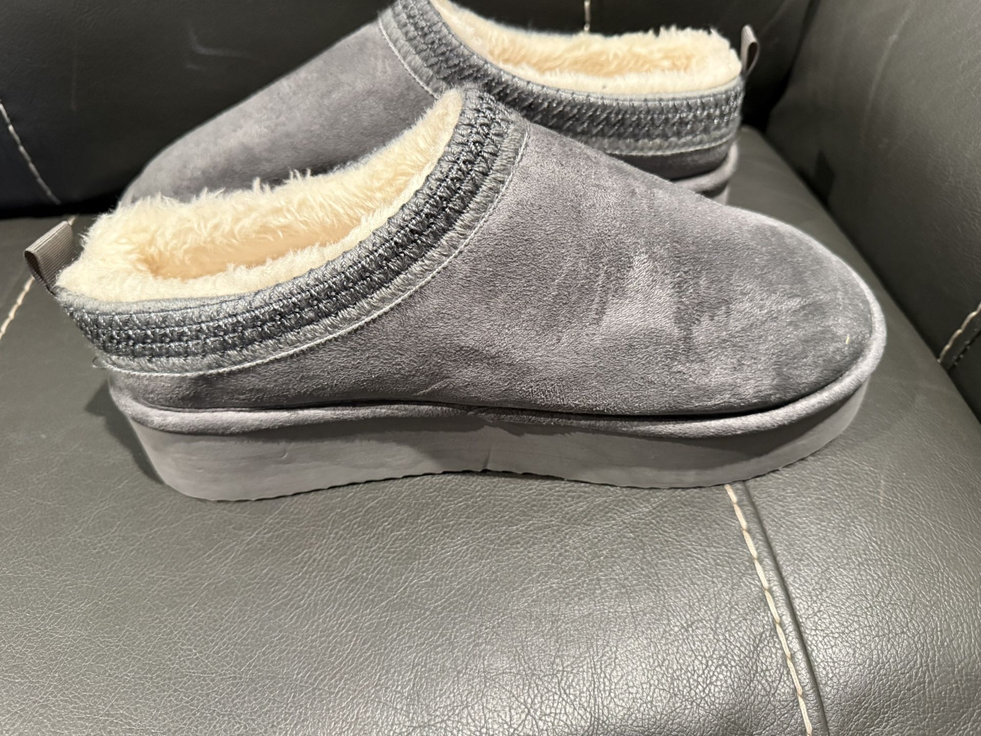 Steve Madden Gray Slippers House Shoes Madden Girl Newwww Platform Slippers
