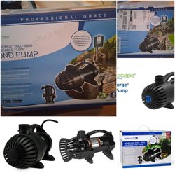 Pump and long planter or lined box for water  feature