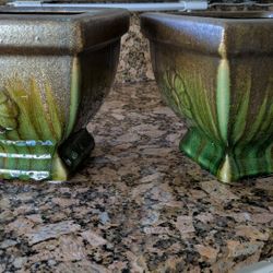 Ceramic Plant Pots 2pc 