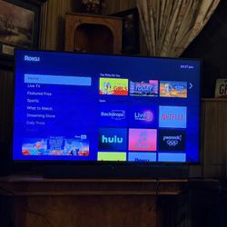 LG 55” smart tv with Roku