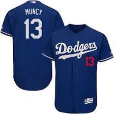 Los Angeles Dodgers Max Muncy #13 Blue Nike Jersey Mens 