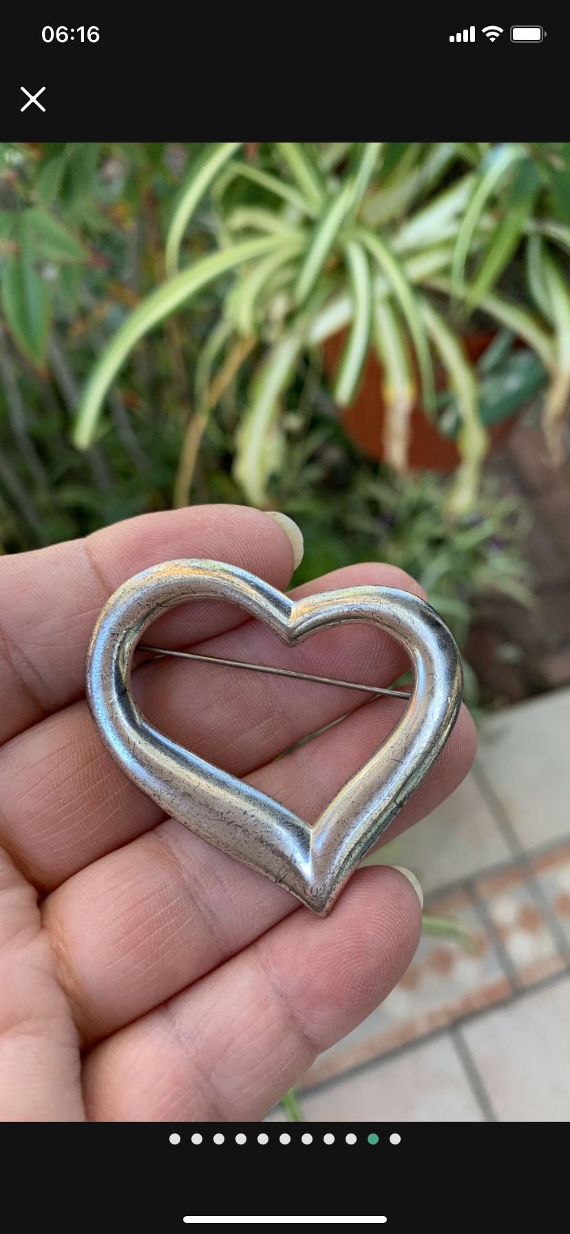 Heart Shaped Broach/pin & Decoration ❤️