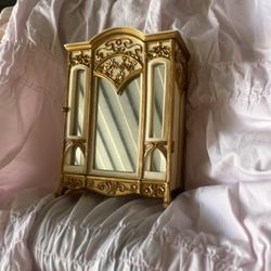 Miniature Wardrobe Or Jewelry Box