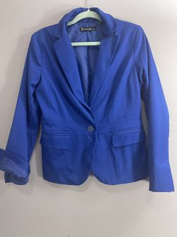 Women Blazer Blue 