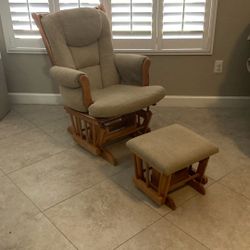 Glider Chair with Ottoman
