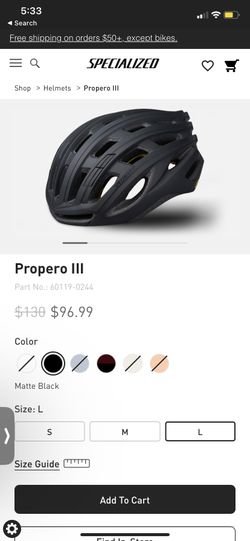Specialized Propero 3 Large Black