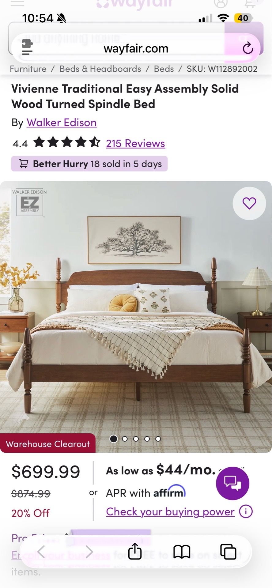 King Bed Frame