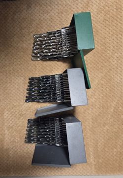 1/16"-1/2"x64ths HSS 29 Piece Screw Machine Drill Bit Set , 3 Sets available at $75 Each