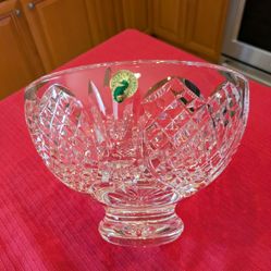 Waterford Crystal Wedding Heirloom Footed Centerpiece Bowl (  8 " X  5")" GIFT  