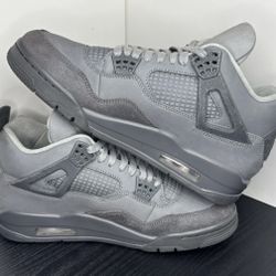 Jordan 4 “Wet Cement” Size 10// HABLO ESPANOL 
