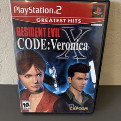 PS2 Resident Evil Code Veronica X