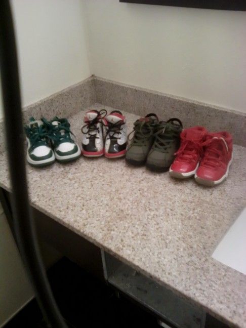 Used Childrens Jordan Shoes Size 9C (All Of Them) Bi-Gender Athletic Shoes