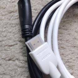 Two New HDMI Cables All Caps on the Connector 2M 2 meters 7.9 ft