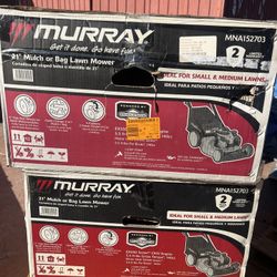 Murray 21 in. 140 cc Briggs and Stratton Walk Behind Gas Push Lawn Mower with Height Adjustment and with Mulch Bag