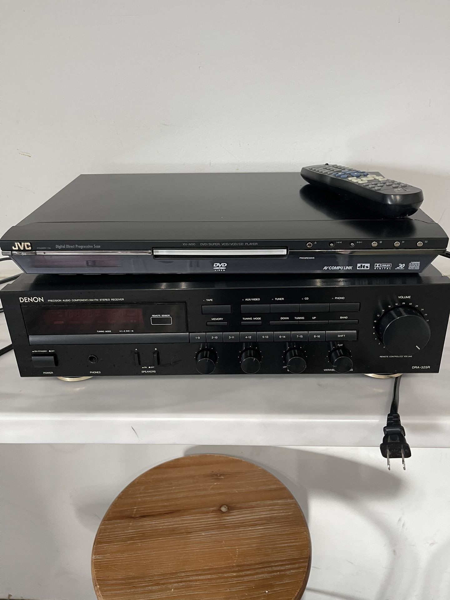 Denon Reciever 1990’s Will Include JVC Dvd/cd With Full Price Offer