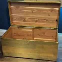 Vintage 1970s Dresher Brass Hope Chest