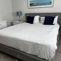 California King Bed With Mattress And Boxspring