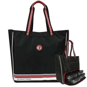 6 Pack Fitness™ Camille Meal Management Tote Black Red