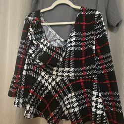 cute plus size top 🤍