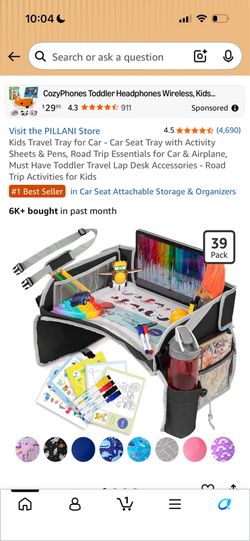 Kids Travel Tray for Car (Pillani)