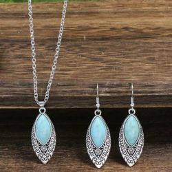 Earring And Necklace Set