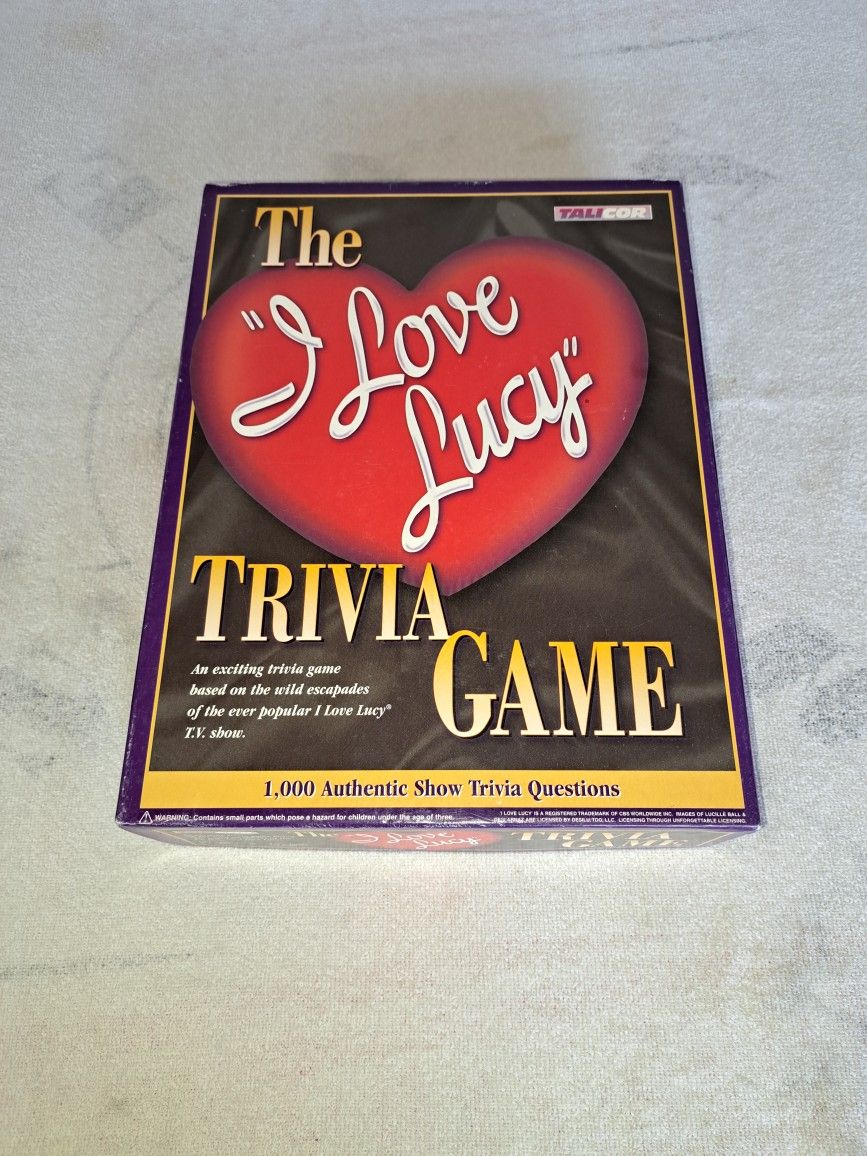 The I Love Lucy Trivia Board Game In Excellent New Condition (Is Complete Nothing Missing)