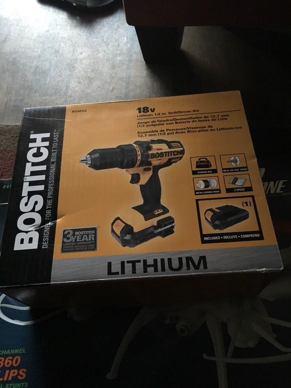 Bostitch btc401la 18v lithium cordless drill 2025