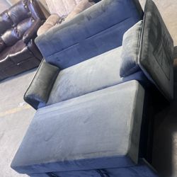 Modern Velvet Convertible Pull Out Sleeper Sofa Bed, Folding Loveseat Couch with Side Storage Pockets Pillows for Living Room Bedroom Apartment (Grey)