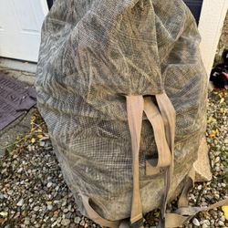 Duck decoys/with weights hooked to the bottom of them.