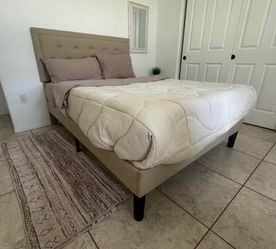 New Bed and Bed Frame