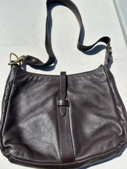 Vintage SAS brown leather purse