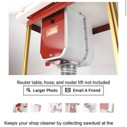Incra Clean sweep Dust Collection Cabinet For Router Table