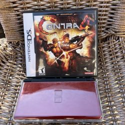 Nintendo Ds Light Crimson/Contra 4 CIB