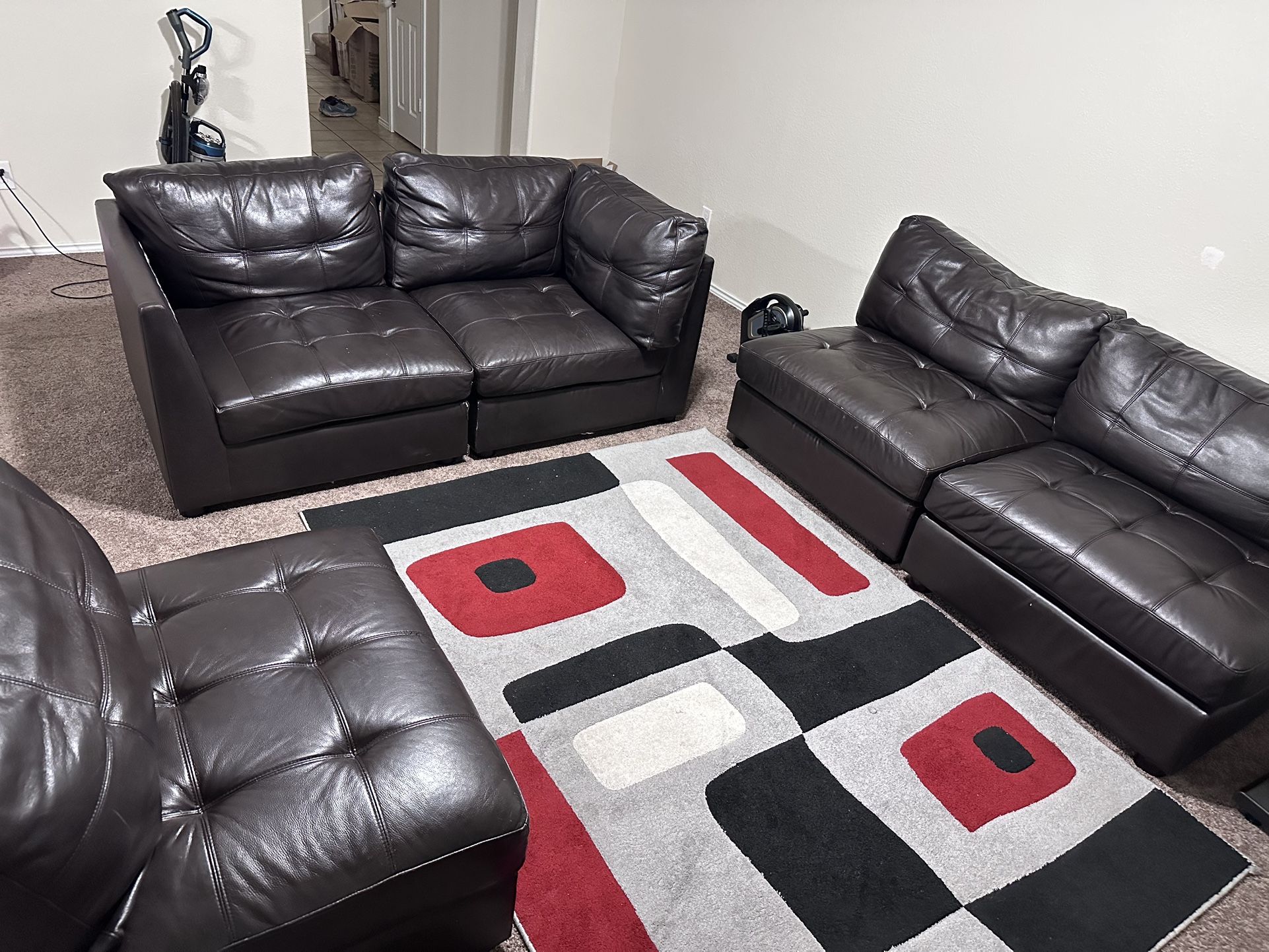 CALVIN LEATHER MODULAR SEC P