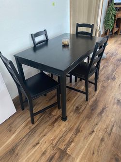 dining table with 4 chairs apartment size