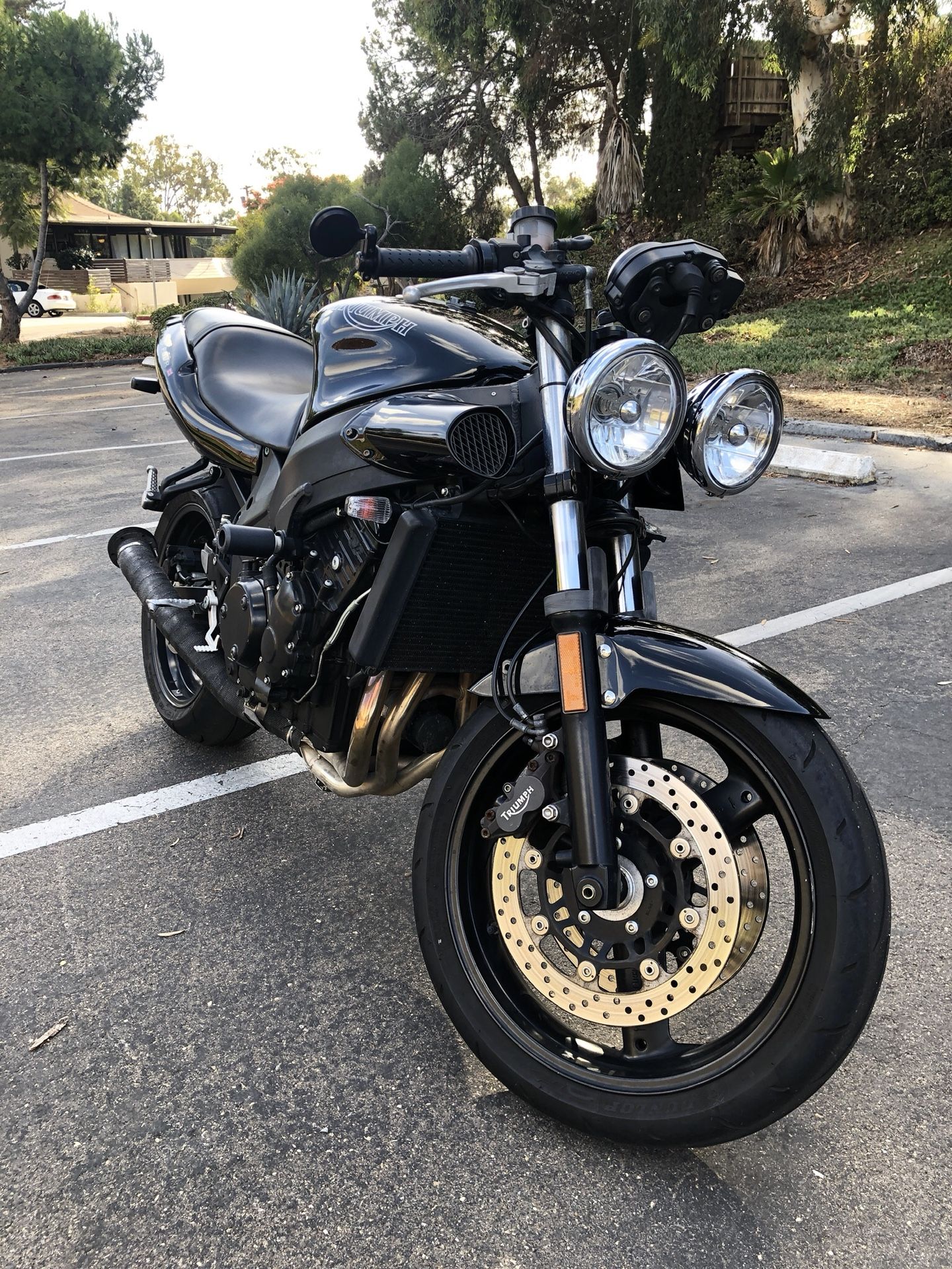 Rare Triumph Speed Four Naked Street Bike Motorcycle