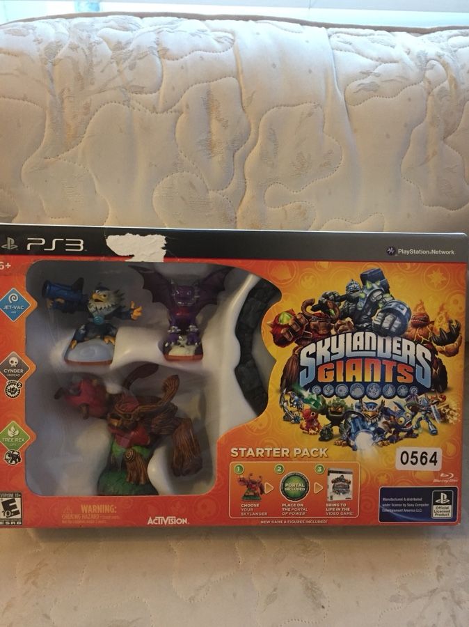PS3 Skylanders Giants starter pack. Bought the wrong game my kids have PS4 will sell it to you for only $15.
