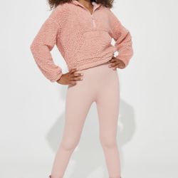 Sherpa Fleece Lined Legging Set