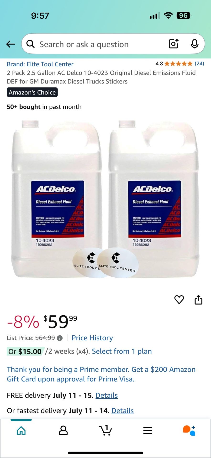 DEF Fluid AC Delco 