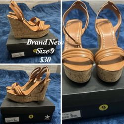 Primadonna Brown Wedge Sandal