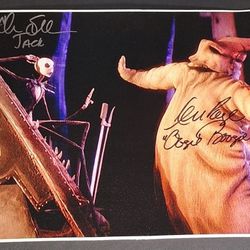 🔥 Chris Sarandon and Ken Page autographed 11x14 canvas Beckett COA 🔥