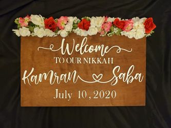Personalized Wedding Sign