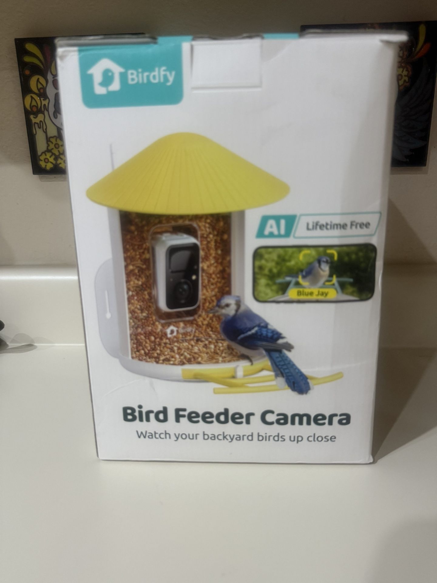 Birdfy 1080P Wide View BIrd Feeder Camera With Solar Powered Endurance