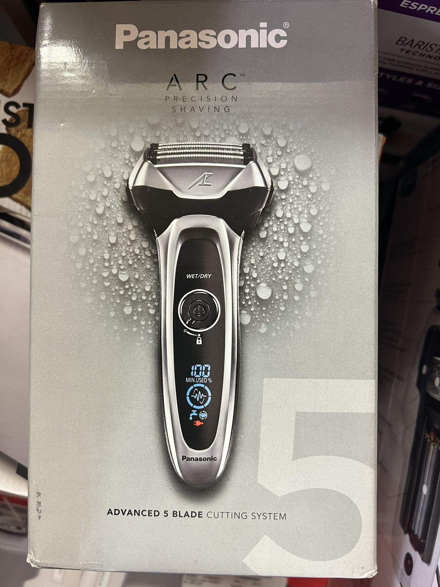 Panasonic - Arc5 Wet/Dry Electric Shaver - Silver